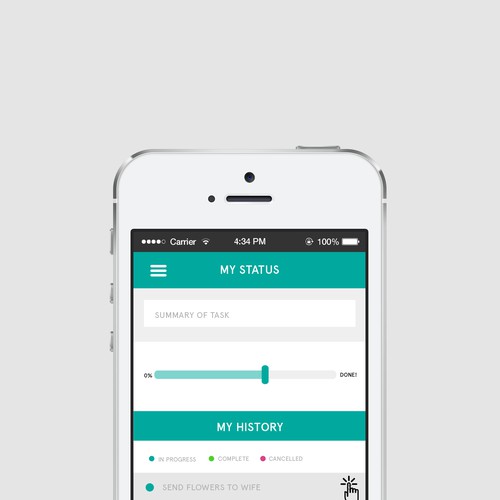 Luxury Errand running app - Design Uber concierge! Design by michelleanne