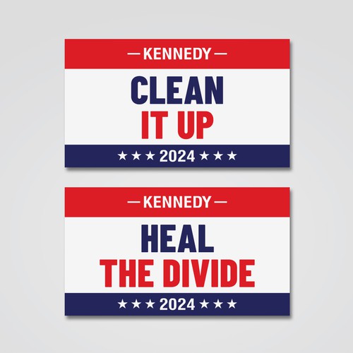 KENNEDY 2024 POLITICAL CARD KEEPSAKE FOR VOLUNTEERS Design by Tcmenk