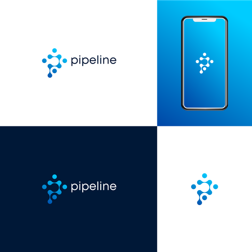 Diseño de Design a cool, sleek, tech-oriented logo for Pipeline de master.piece