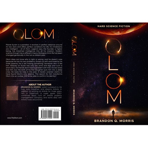 Cover for Science Fiction Book Diseño de HRM_GRAPHICS