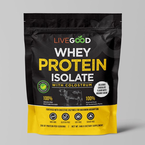 NEW - ***GUARANTEED PRIZE*** Packing Design for Protein Powder Design by M.Siddique