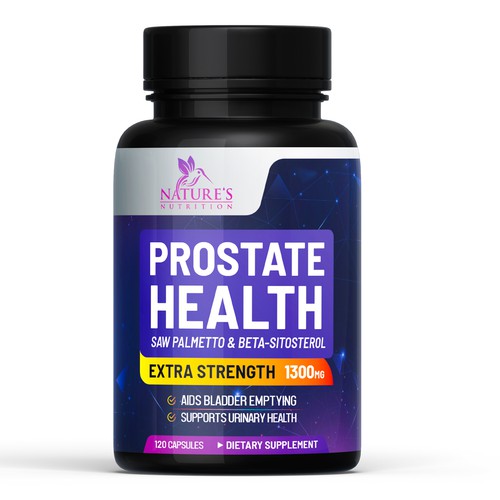 Nature's Nutrition needs a Men's Prostate Health product label Design by Walid Designs Studio