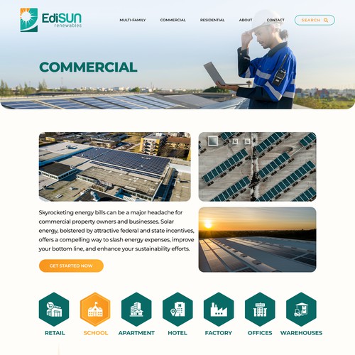 Solar Energy Website Design von win2010