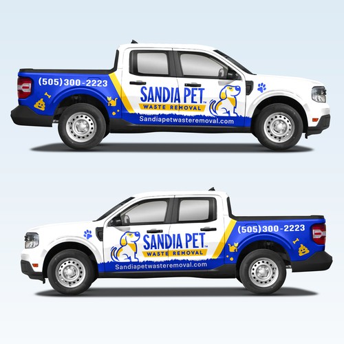 Half Wrap for business fleet vehicles Design by DuhaCreative