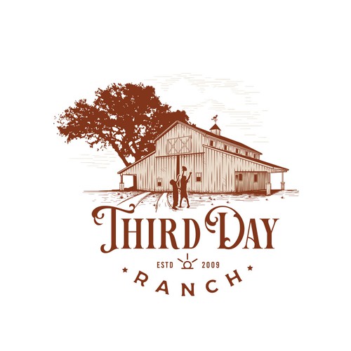 Capture essence of Texas ranch experience in new Third Day Ranch logo Design by haganhuga