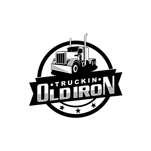 Vintage old school trucking Restoration and apparel brand Design by dmtrgor123