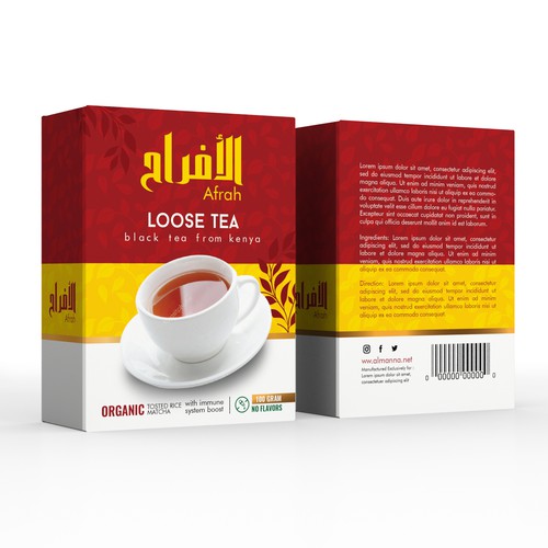 Tea Package Design Design by syakuro