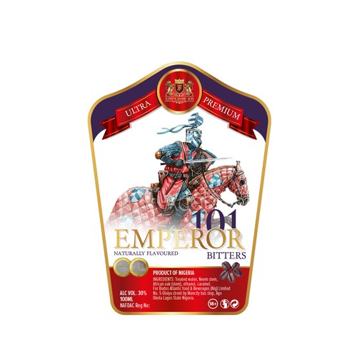 An eye catching label design Design by laudes