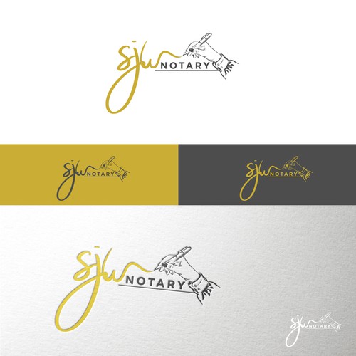 "I need a powerful & professional logo for my new notary business" Design by seagan