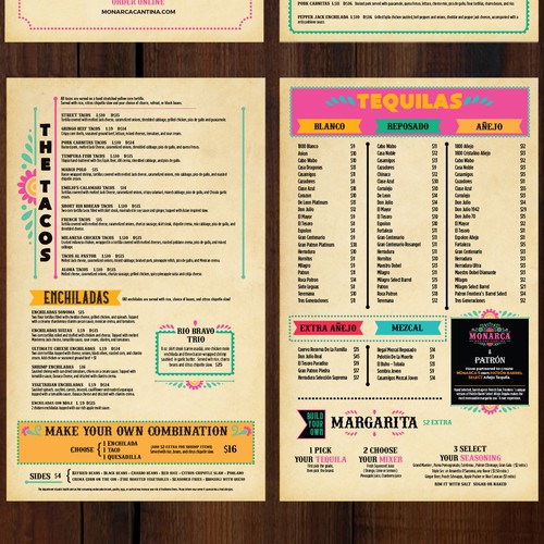 The Mixer Restaurant Menu