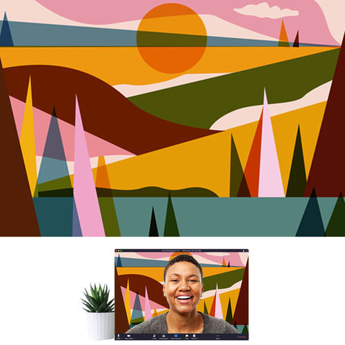 Community Contest | Illustrate your happy place as a virtual background (multiple winners!) Design by stilo arte