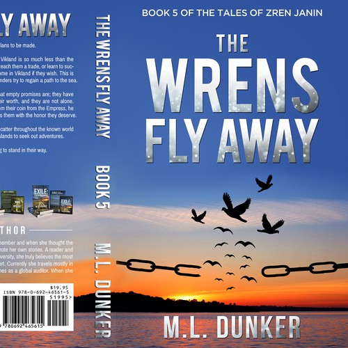 コンペ「Cover Contest For A Fiction Series The Wrens Fly Away - Book 5」のデザイン by Bigpointsさん 