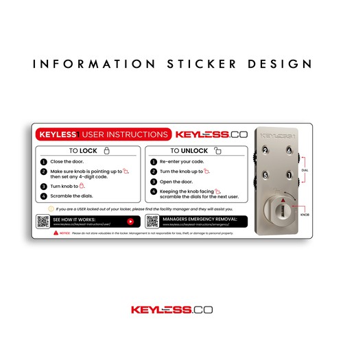 User Instructions for technology item Design by JanuX®