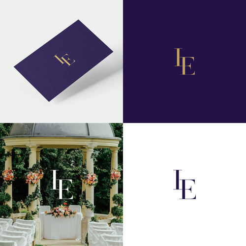 Wedding Monogram Logo Design by Less & Better.