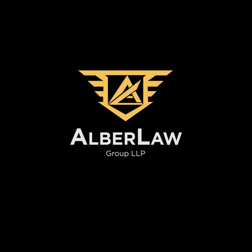 Law office firm logo keep Alber Law separate it looks better Design by *Wolverine*