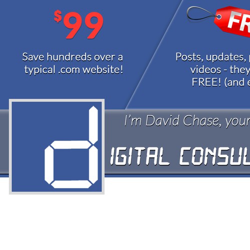 Facebook cover for "side hustle" Facebook cover contest