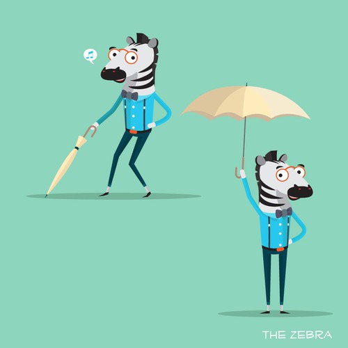 Mascot/Character Design - Zebra Design by Dakarocean