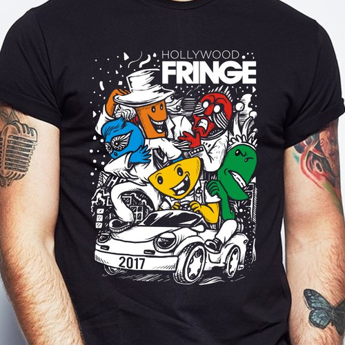 The 2017 Hollywood Fringe Festival T-Shirt Design por BRTHR-ED