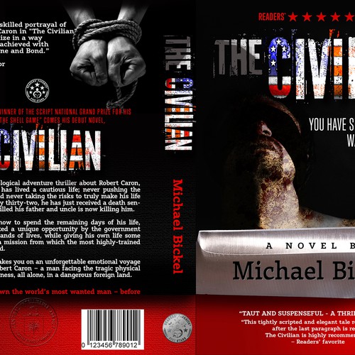 An ICONIC looking book cover for a 5 star reviewed manuscript Design by Levro