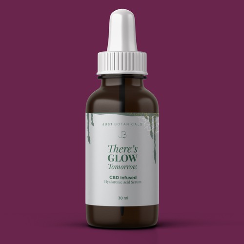 Luxury Label for CBD infused Hyaluronic Acid Serum デザイン by redloop