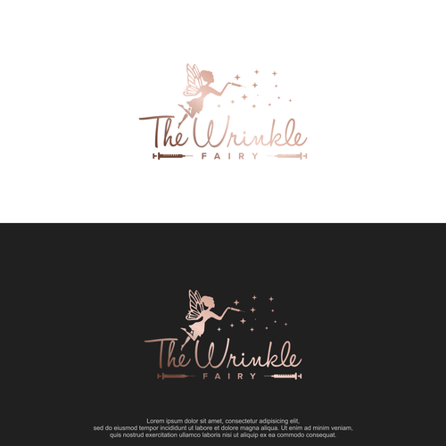 Design a sophisticated logo for The Wrinkle Fairy with a touch of Magic! Design by BALAKOSA std