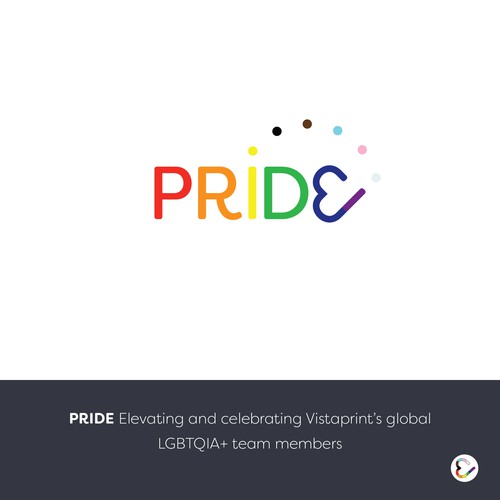 Logo for Pride (Global LGBTQ+ Employee Resource Group) Design by Creative Kindness