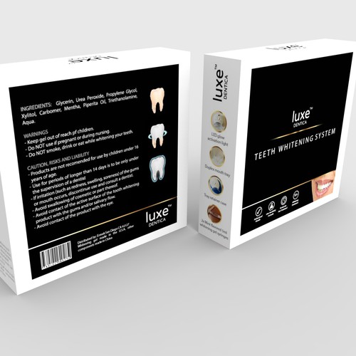 Teeth whitening packaging Design by MZ.Studio
