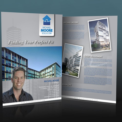 Create a brochure design for MikeMooreSold.com! Design by UFO Coming