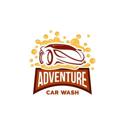 Design a cool and modern logo for an automatic car wash company Design by The Last Hero™