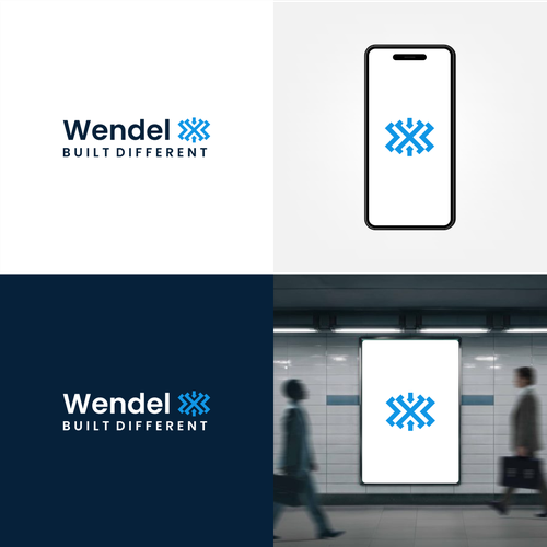 Luxury Logo Design for Wendel X — A Premium Construction Brand Built Different Design by Rachmat Sarodji
