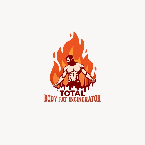 Design a custom logo to represent the state of Total Body Fat Incineration. Diseño de Konyil.Iwel