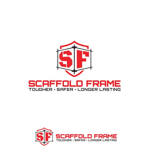 Scaffold Frame Logo Design by pianpao