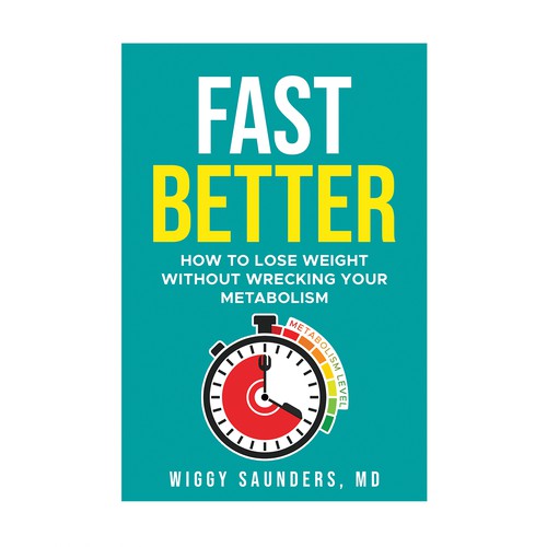 New Book Cover on how to Fast Better to Help People Lose Weight Design by R°Z°L