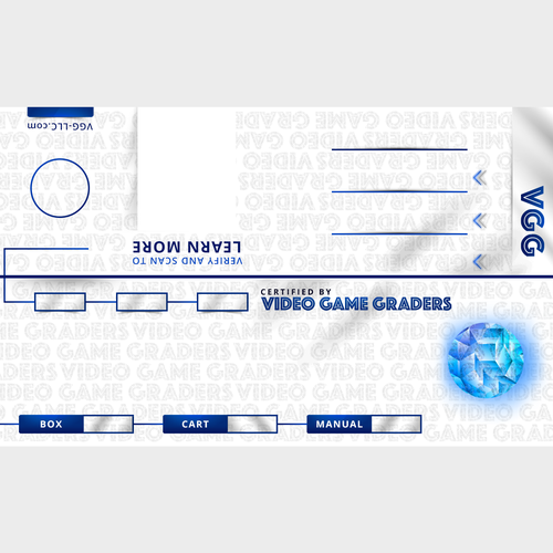 Graded Video Game Label Template Design by William :)