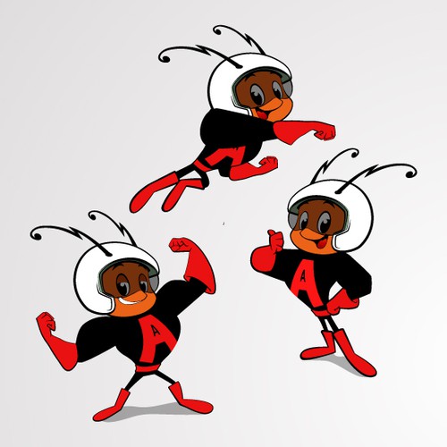 Atom ant is our hero! so the closest likeness will win the prize - create  an animated character for our appnatem logo. | Logo design contest |  99designs