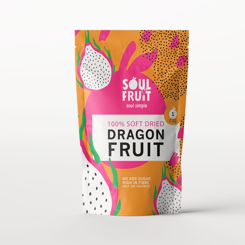 eye-catching packaging design for new health food product Design by AnaHola