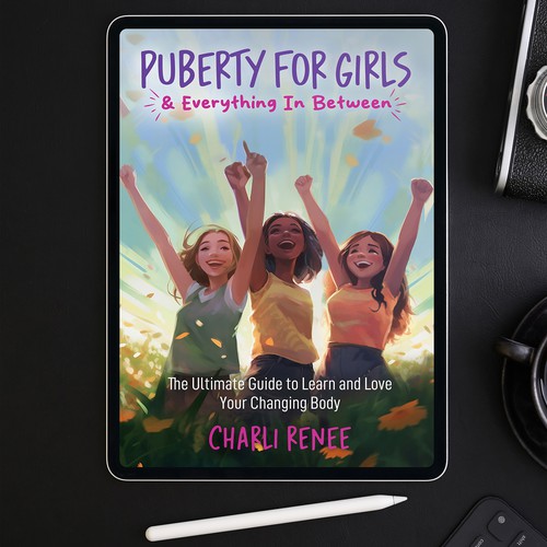 Design di Design an eye catching colorful, youthful cover for a puberty book for girls age 8- 12 di Minimal Work
