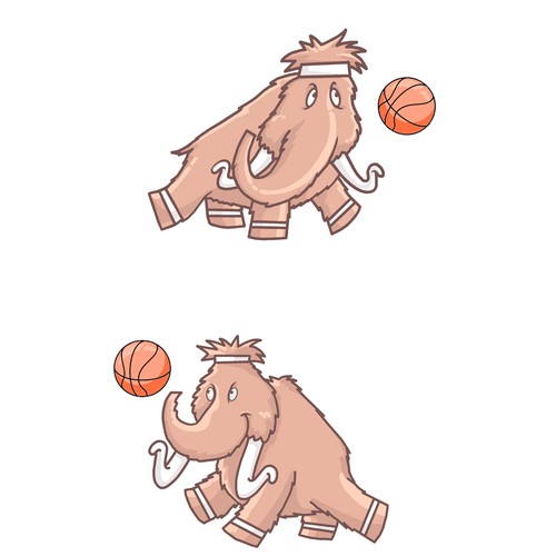 Mammoth Mascot (2D Illustrator with Depth to Pop) Design by asita kaladewa