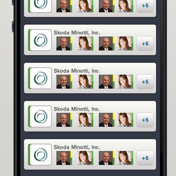Design the crucial banner element of our online CRM system!