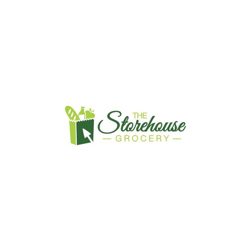 the Storehouse Grocery logo Design by Yulia Hudson