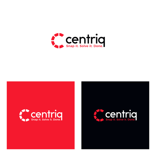Centriq logo Design by kdgraphics