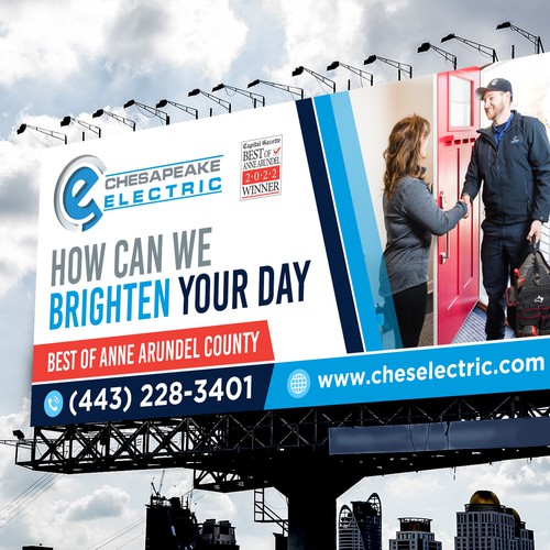 Chesapeake Electric Billboard Design by icon89GraPhicDeSign