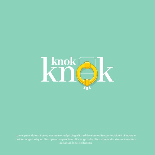 New Social Property Search App Logo NEEDED! Knok Knok Design von Nassim Ahmadi