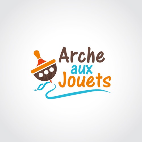 Cr er un logo moderne simple et enjou pour arche aux jouets