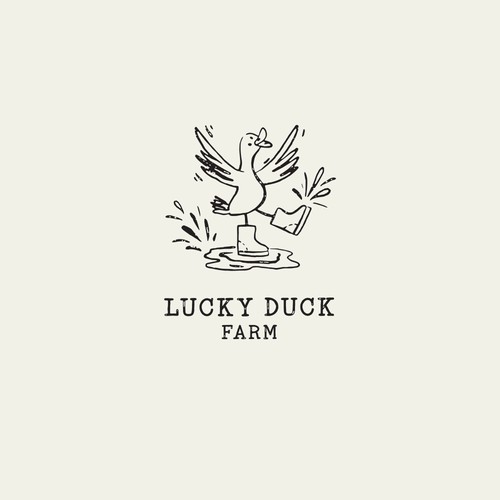 Fun and unique logo with a vintage feel for our farm based business Design by Teri-design