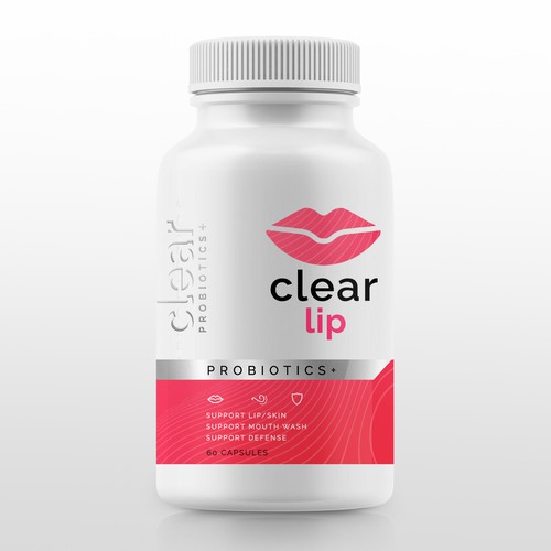 Bottle Labeling for Probiotic Company Design by Lu_F