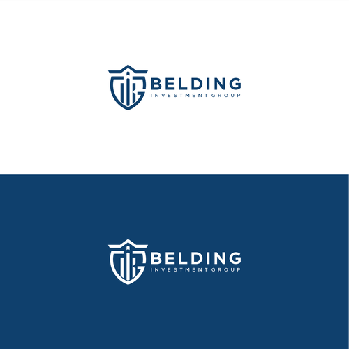 Simple logo w/ shield and letters "BIG" for insurance group Design by Velice