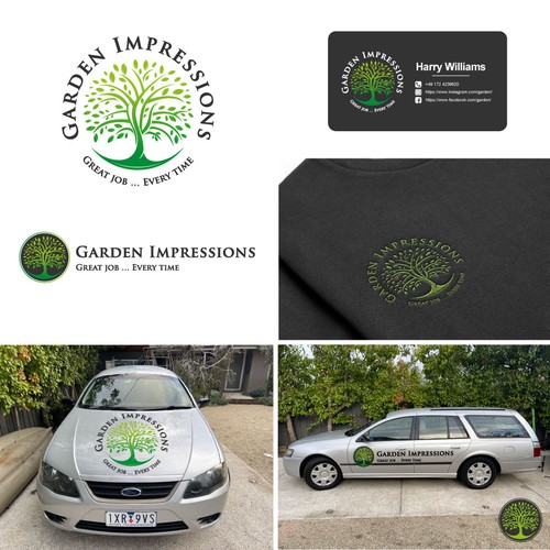 Design a modern logo for a landscaping business. Ontwerp door Mararti