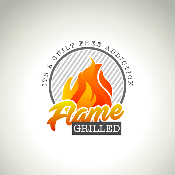Design by VanillaAgency titled "Logo FLAME GRILLED"