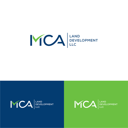 Design a simple modern logo for land development business. Design by DistArt